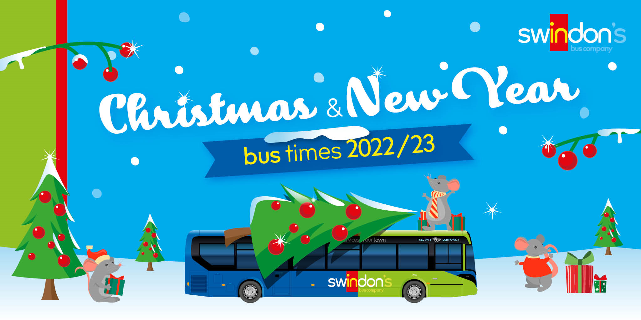 Christmas & New Year bus times Swindon